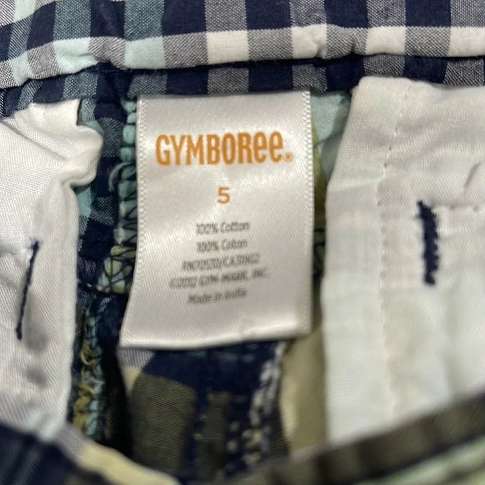 Gymboree blue and green boys SET size 5 GUC